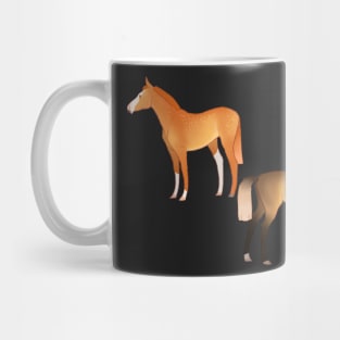 Two Horses Mug